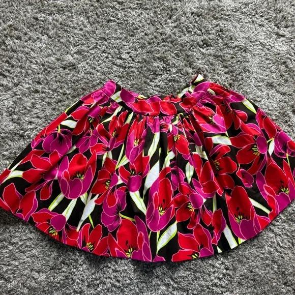 Kate Spade Coreen Cupcake Magenta Floral Preppy Fun Skirt Size 2 - Picture 11 of 11
